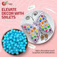 NY Spice Shop Blue Shimmer Sixlets Candy - 1 Pound Chocolate Balls for Party Décor