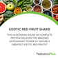 NaturesPlus FRUITEIN Exotic Red Fruit Shake - Plant-Based Protein, 1.3 lbs, 13g/Serving, Vegetarian, Gluten Free, Non-GMO, Model 001740