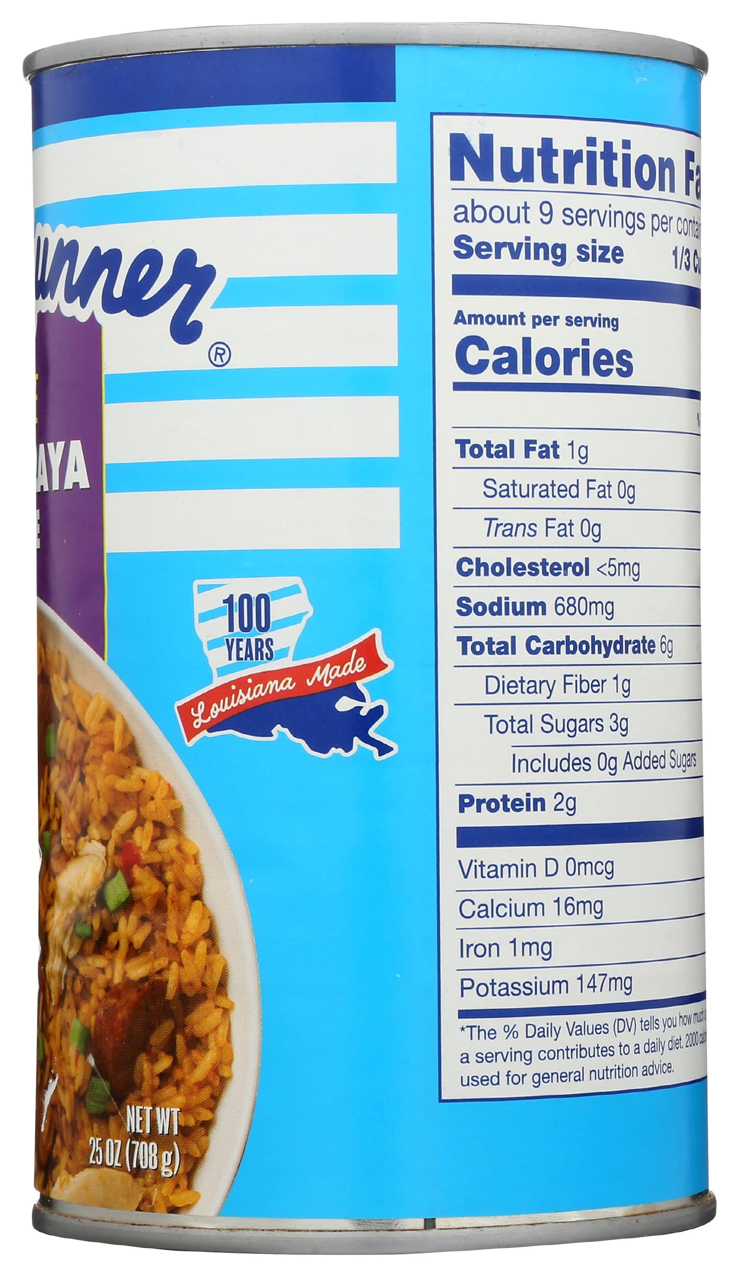Blue Runner Creole Jambalaya Base, Zero Trans Fat, 25 Ounces (Pack Of 6)