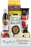 Purim Shalach Manos Gift Basket, Elegant Mishloach Manot Gift Box, Kosher Gift Basket, MicroPeas Cookbook, Tuscanini Snack Olive