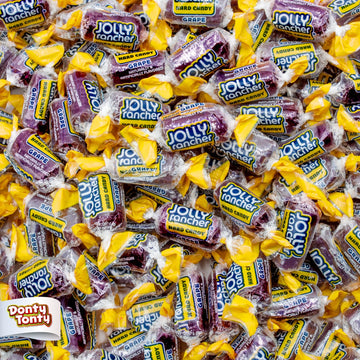 JOLLY RANCHER Hard Candy GRAPE 5 lb - Bulk Bag, Individually Wrapped, Old Fashioned, Fruit Flavored Candies