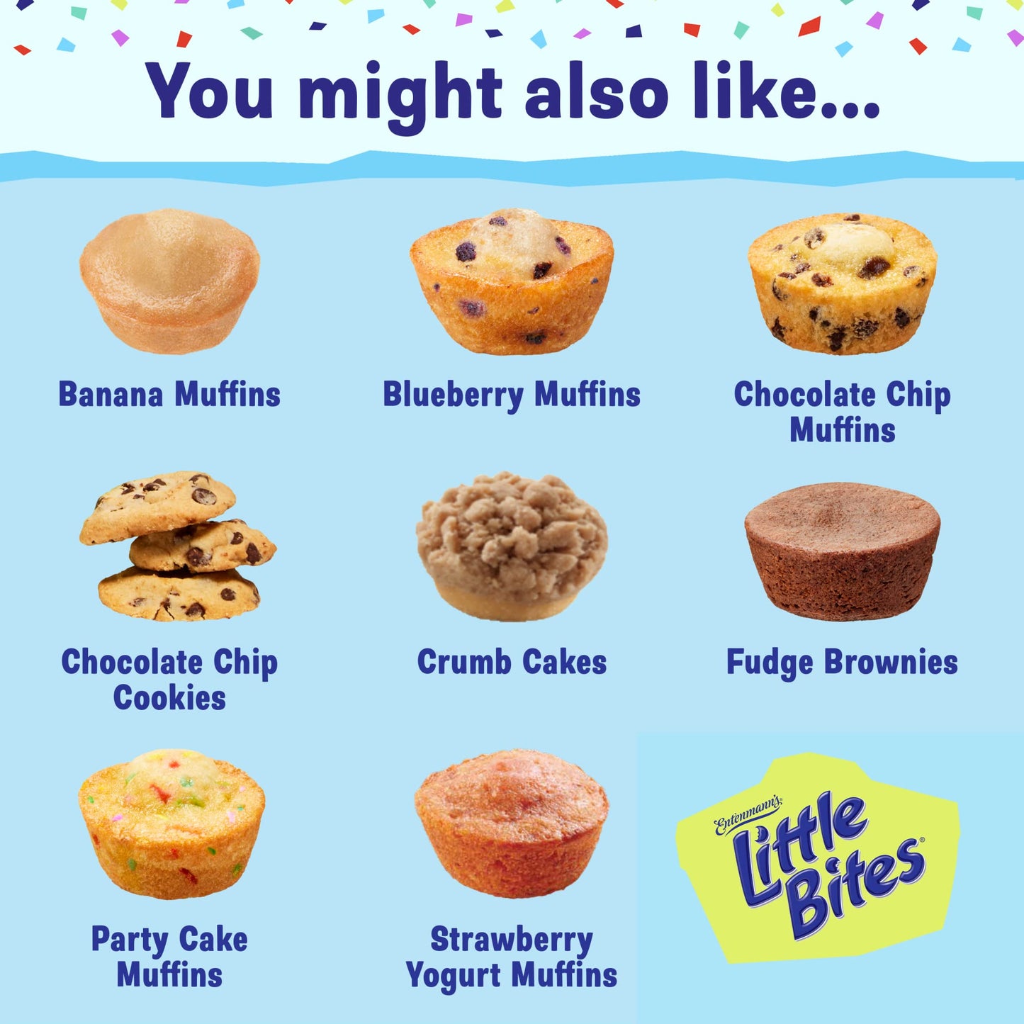 Entenmann'S Little Bites Chocolate Chip (Value Pack) Mini Muffins, 20 Packs, 33 Oz