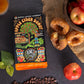 Bones Coffee Company Apple Cider Donut Flavored Coffee, Medium Roast, 12 Oz Ground, Low Acid Arabica Beans