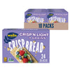 Wasa Crispn Light 7 Grains Crispbread, 4.9 Oz (Pack Of 10), Crackers, Non-Gmo Ingredients, 7 Grain Blend, 20 Calories Per Slice