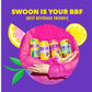 Swoon Pink Lemonade - Low Carb, Paleo-Friendly, Gluten-Free Keto Drink - Sugar Free Strawberry Lemonade Made With 100% Lemon Jui