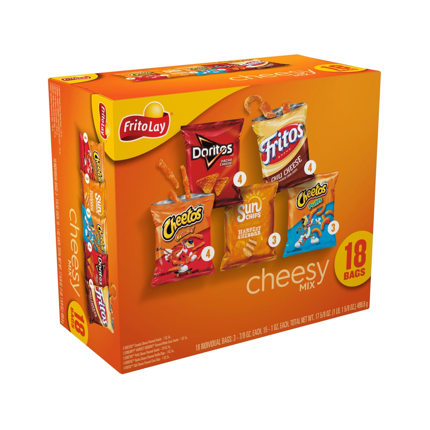 Frito-Lay Cheesy Mix Variety Box 18ct