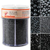 Kasvan Black Pearl Sprinkles, 6 Sizes Mix for Cake Decorating, 230g/8.1oz, Baking Cake Decorations, Ice Cream Toppings and Cooki