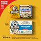 Season Sardines In Water - No Salt Added, Wild Caught, 22G Of Protein, Keto Snacks, More Omega 3'S Than Tuna, Kosher, High In Calcium, Canned Sardines - 4.37 Oz Tins, 6-Pack