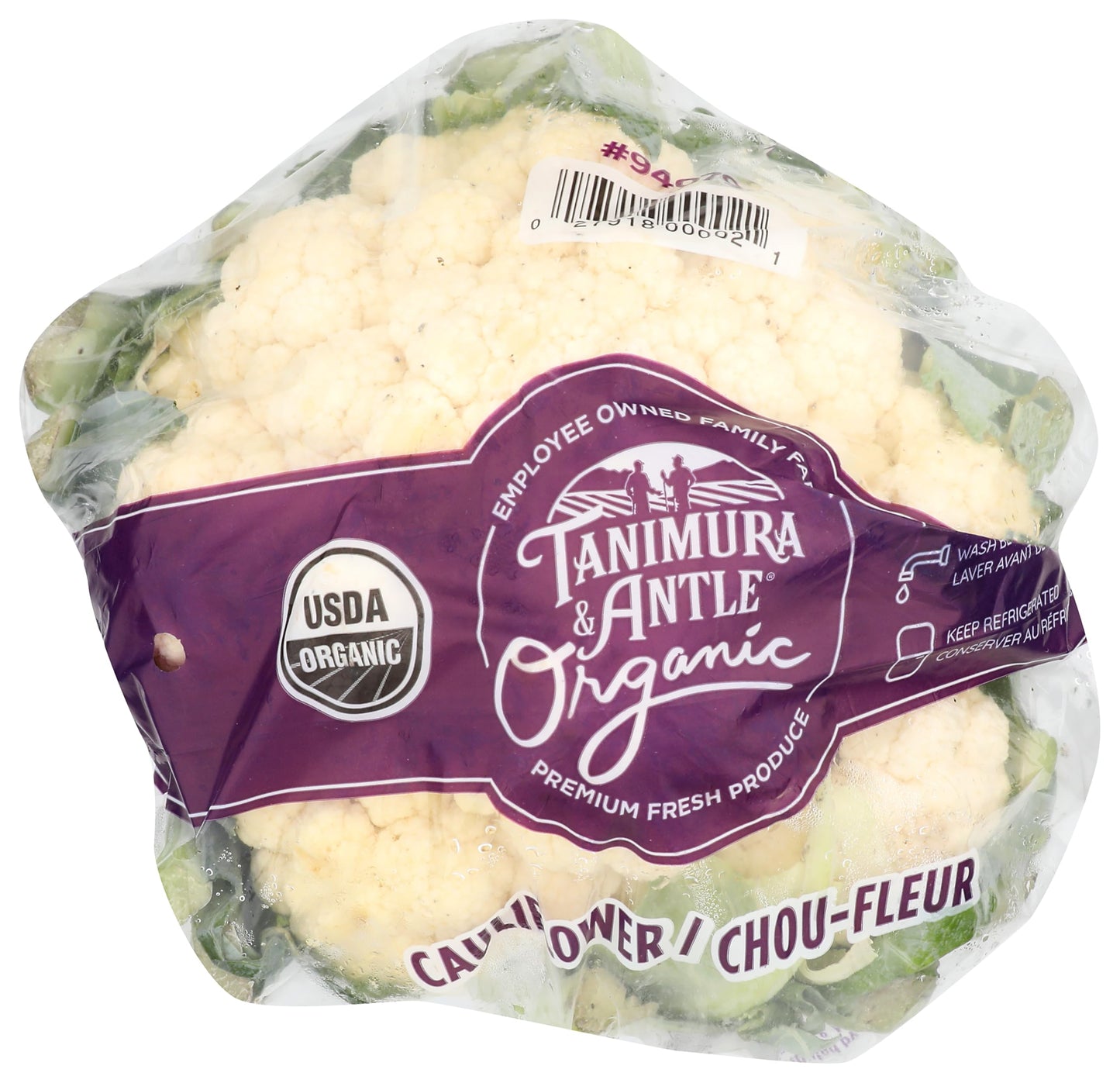 Organic Cauliflower, 1 Head