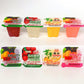 Jin Jin Assorted Fruit Lychee Mango Peach Grape Jelly Cups 52.9 oz (Pack of 2)