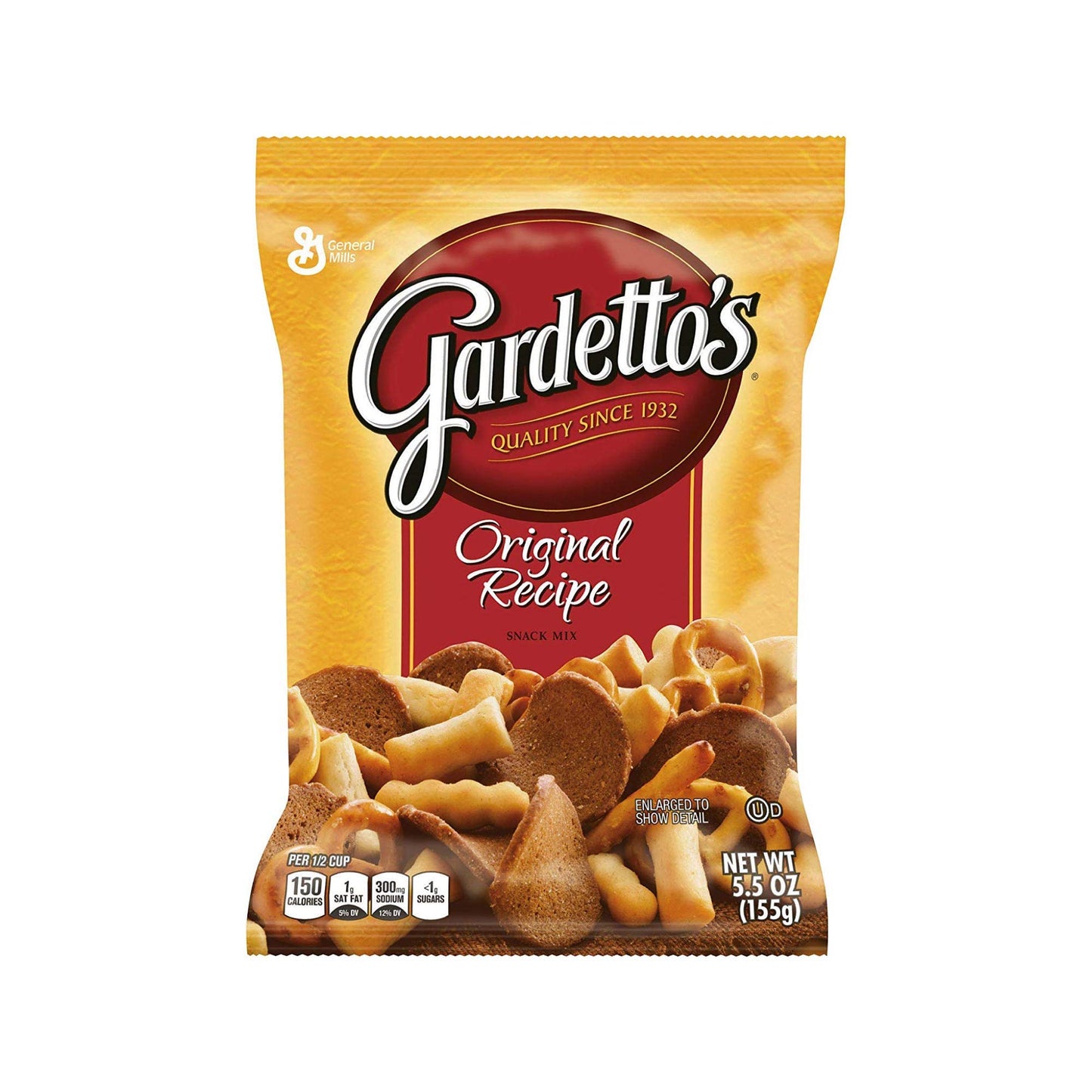 Gardetto'S Original Recipe Snack Mix, 5.5 Oz (Pack Of 7)