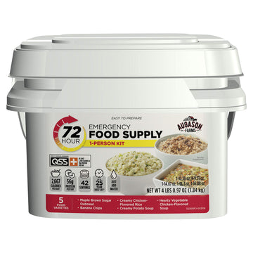 Augason Farms 72-Hour 1-Person Emergency Food Supply Kit 4 Lbs 1 Oz