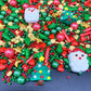 Christmas Tree Santa Claus Sprinkles Candy Sugar Sprinkle Red and Green Sprinkles Cake Decorations Cupcake Toppers Cookie Decora