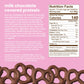 UNREAL Milk Chocolate Covered Pretzels, 7g Sugar, Chocolate Candy Treat Bag, Gluten Free, Fair Trade, Non-GMO, 3.5oz (Pack of 6)