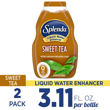 SPLENDA Liquid Water Enhancer Drops, Sugar Free, Natural Flavor, 3.11 Fl Oz (Pack of 2)