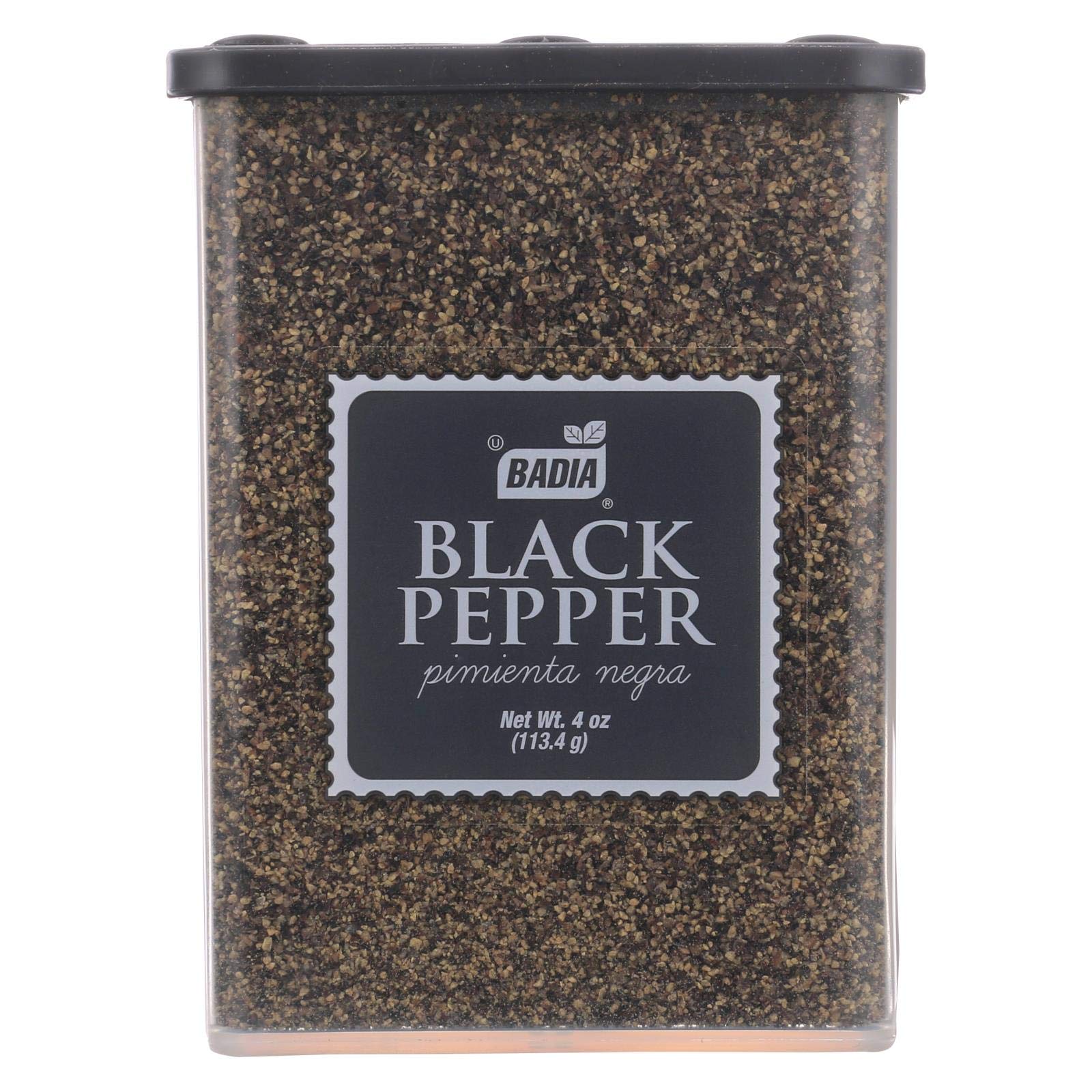 Badia Black Pepper Spice, 4 Ounce -- 12 Per Case.