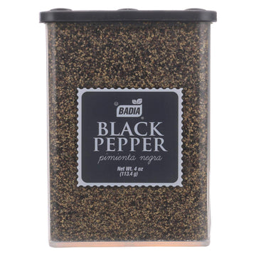 Badia Black Pepper Spice, 4 Ounce -- 12 Per Case.