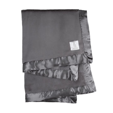Little Giraffe Baby Blanket - Luxe Soft Blanket With Satin Trim - Baby Stroller Blanket - Newborn Baby Essentials  Baby Gifts -
