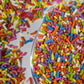 100% NATURAL RAINBOW SPRINKLES - NATURAL COLOR, DAIRY FREE, NUT FREE, GLUTEN FREE, SOY FREE, VEGAN, EGG FREE AND KOSHER ,1.5 LBS