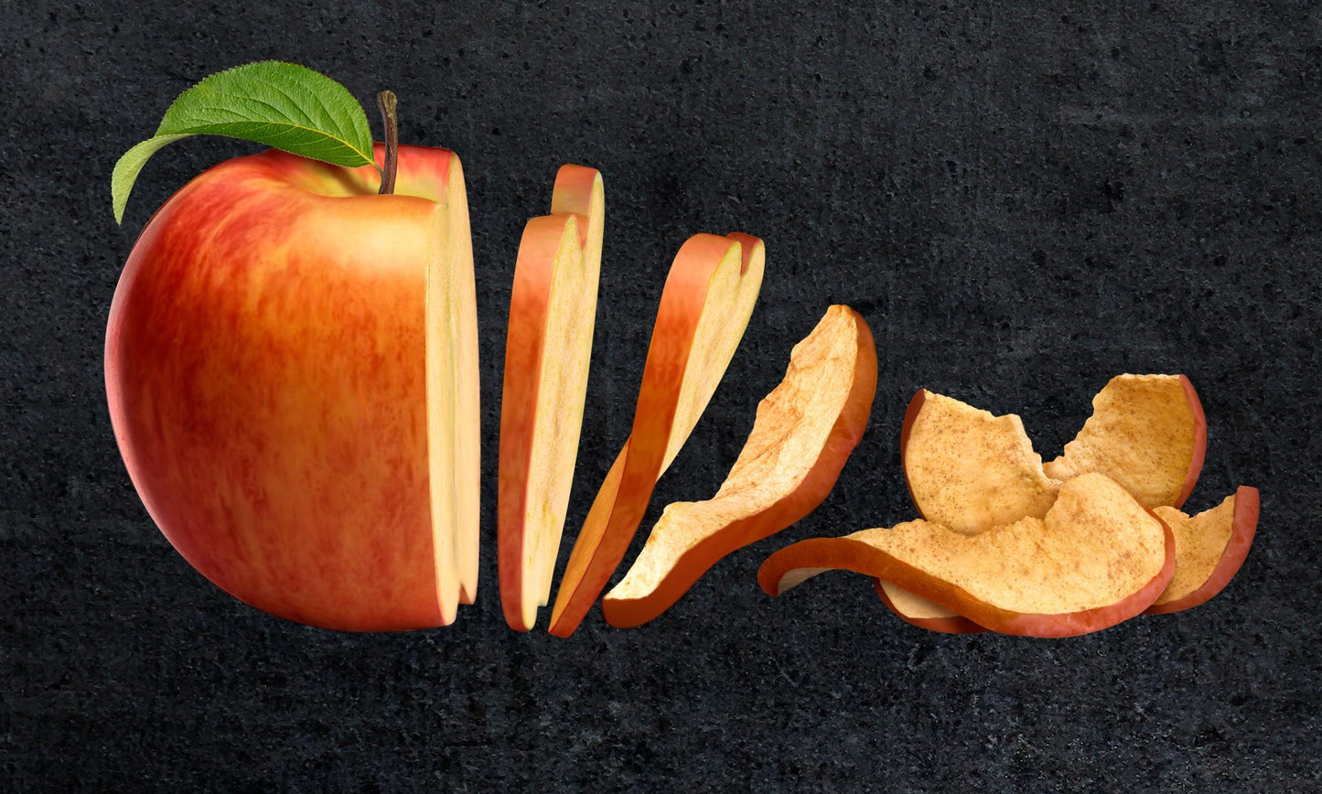Bare Baked Crunchy Organic Apple Chips, Cinnamon, Gluten Free, 3 Ounce Bag, 6 Count