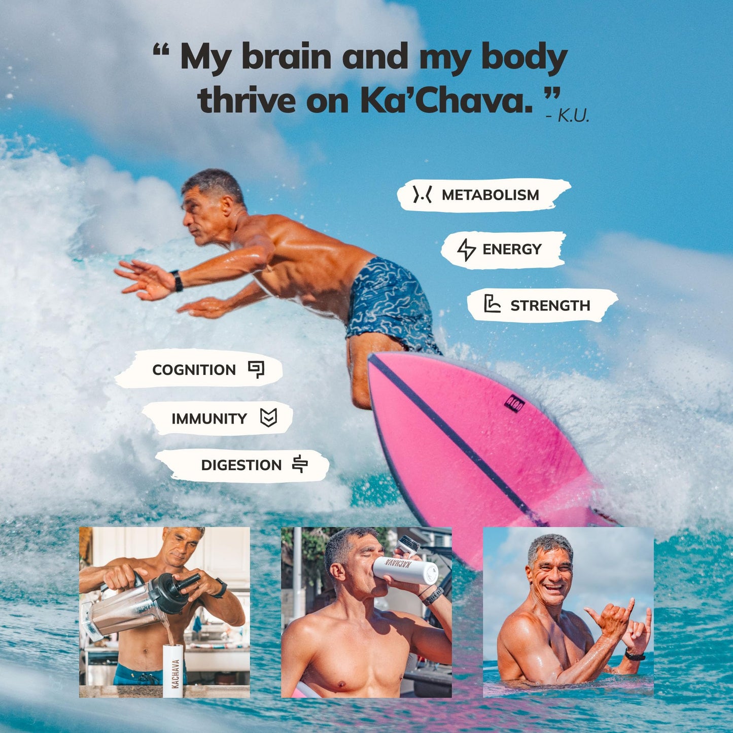 Ka’Chava Whole Body Meal Shake Chocolate - Vegan Protein Powder with 85+ Superfoods, 15 Servings, Gluten & Dairy Free, Model C3