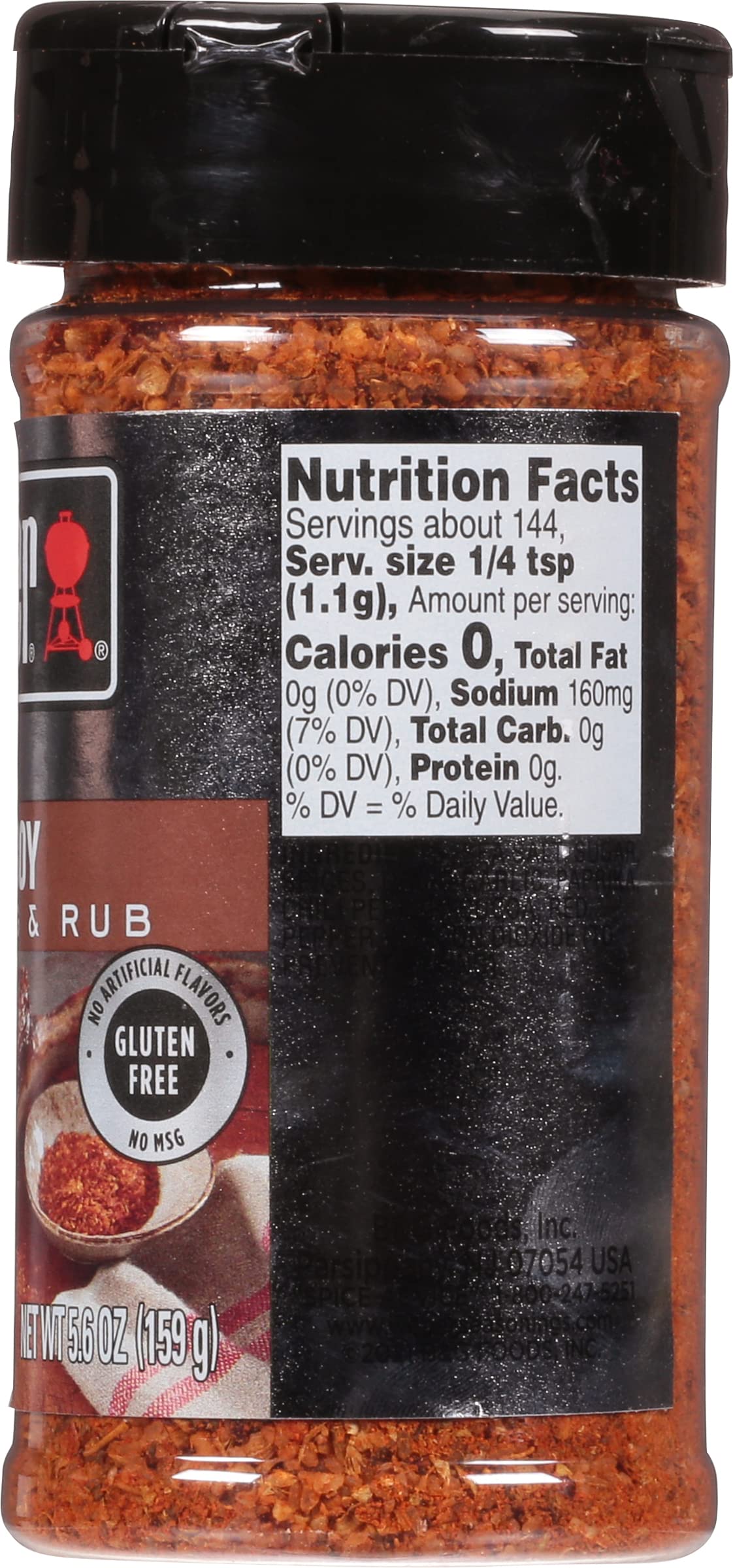 Weber Cowboy Seasoning, 5.6 Ounce Shaker (Pack Of 2)