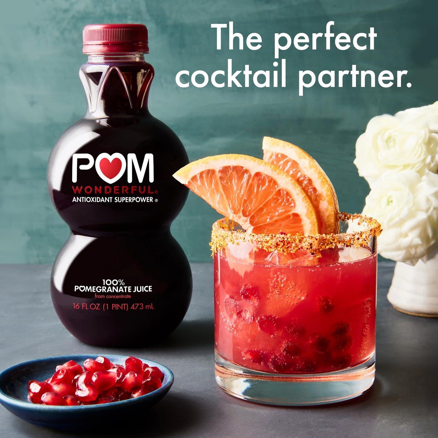 POM Wonderful 100% Pomegranate Juice, 48 Fl Oz (Pack of 2)