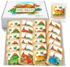Dinosaur Cookies Individually Wrapped Dino Jurrasic themed Theme Party Favors 24 Pack Bulk for Kids Birthday Party Sugar Cookie 