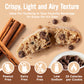 COOPER STREET Twice Baked Cinnamon Chocolate Biscotti Cookies - Crispy Mini Biscotti Cookies Ideal with Coffee - Traditional Low