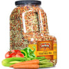 Deluxe Dried Vegetable Soup Mix By Its Delish, 4 Lb Restaurant Gallon Size Jug With Handle | Premium Blend Of Dehydrated Vegetab