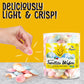 Gerrits Satellite Wafers Candy - Pack of 300 - Filled with Assorted Beads - Light, Crispy, and Nostalgic Flying Saucer Candy Wa