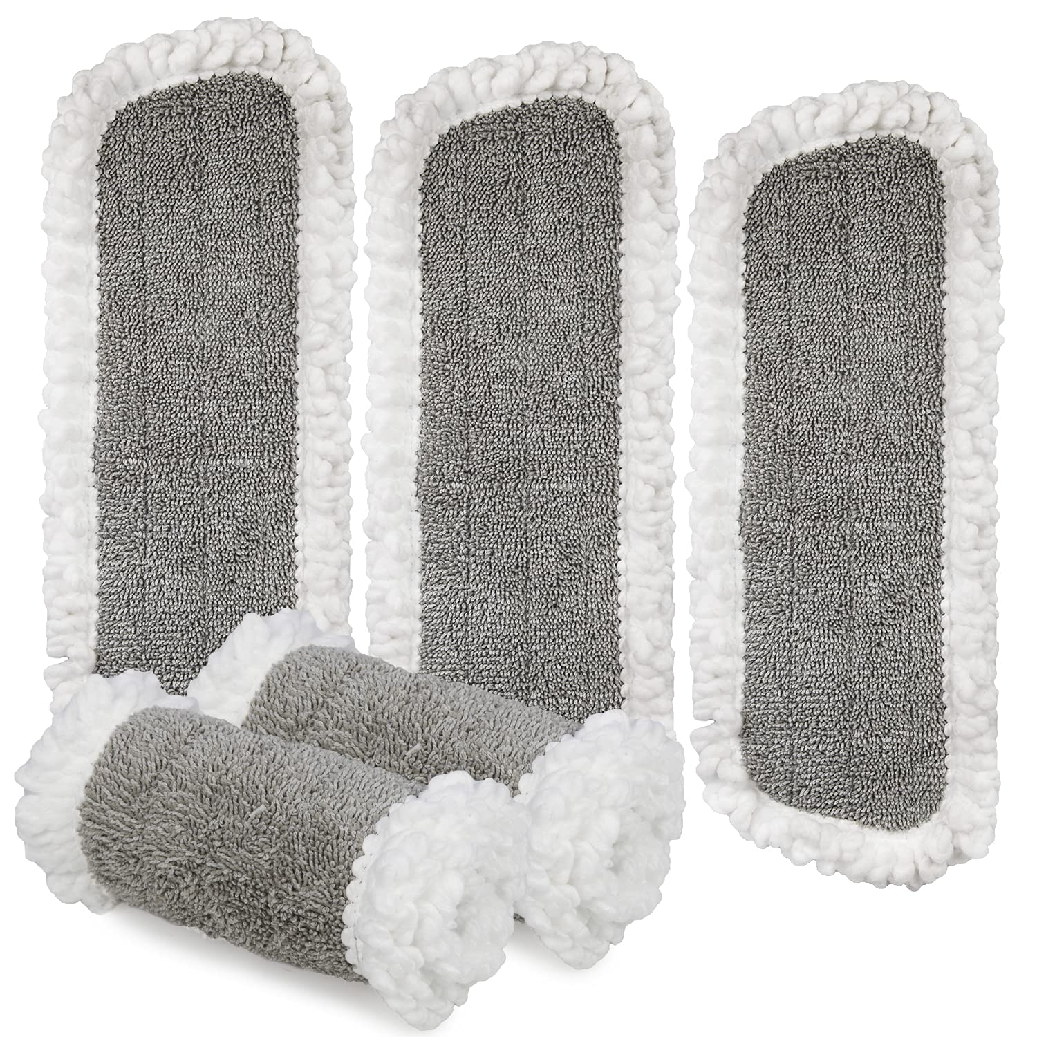 Microfiber Spray Mop Pad Refills, Domi-Patrol Microfiber Mop Head Replacement For Wet Dry Mop, Spray Mop Reusable Washable Pad C