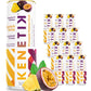 Kenetik Nootropic Ketone Drink, Sugar Free, Caffeine Free, 12 Fl Oz (Pack of 12), Pineapple Passionfruit