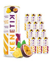Kenetik Nootropic Ketone Drink, Sugar Free, Caffeine Free, 12 Fl Oz (Pack of 12), Pineapple Passionfruit