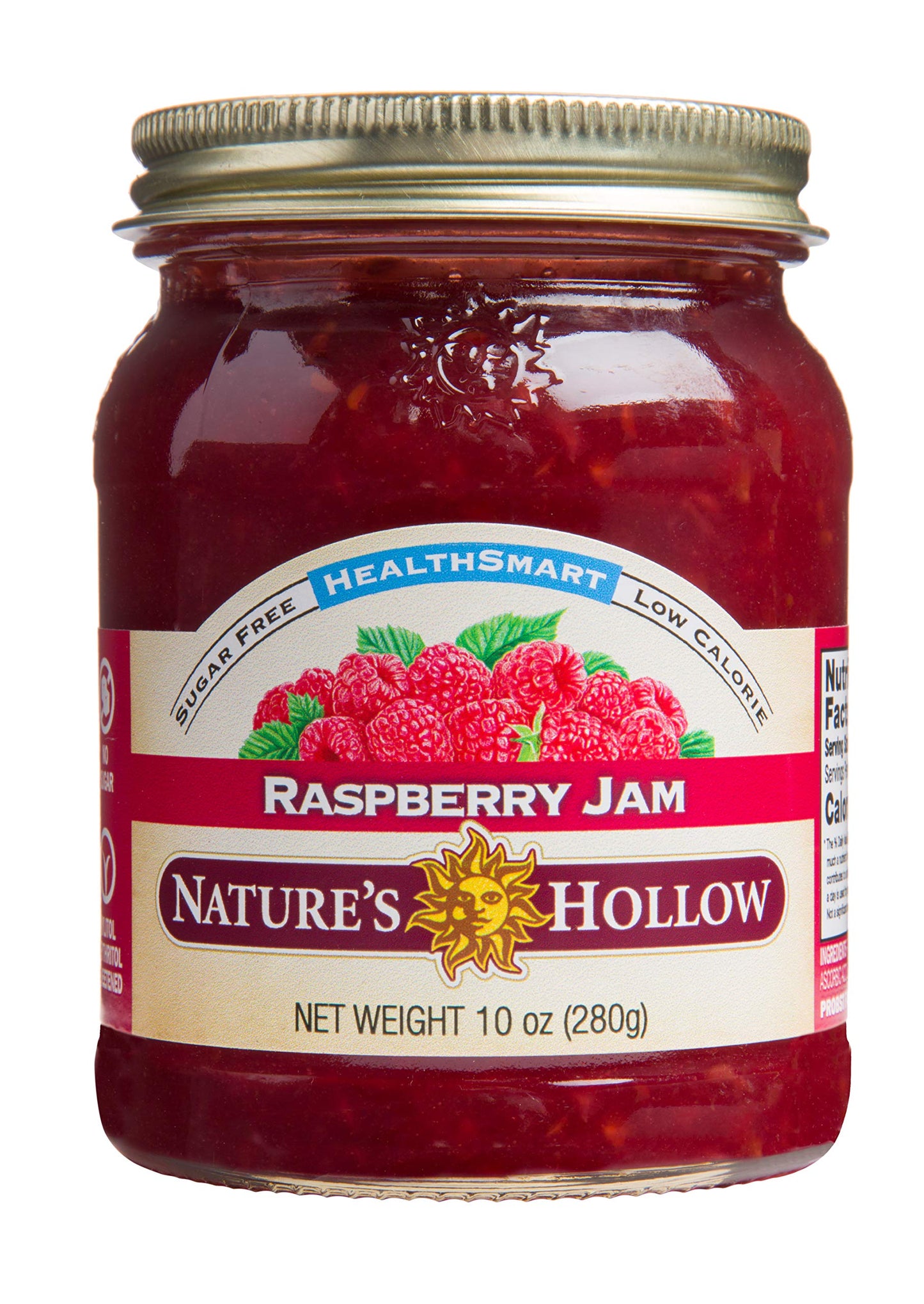 Nature'S Hollow Strawberry And Raspberry Jam: Sugar Free Jam And Preserves, Low Cal, Non Gmo, Keto Jam, Vegan, Gluten Free, And