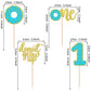 24 Pcs Donut 1St Birthday Cupcake Toppers Glitter Donut Grow Up One Cupcake Picks Donut First Birthday Party Decoration For Donu