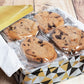Holiday Chocolate Chip Cookies Gift Basket 1.5 LB Gourmet Tin Fudge Filled For Men Women | INDIVIDUALLY WRAPPED | Large Cookies