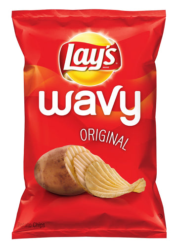 Lay'S Potato Chips, Wavy Original, 10.5 Ounce