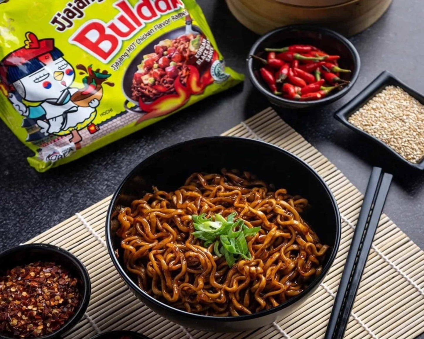Samyang Buldak Hot Spicy Chicken Ramen Noodle Korean Stir-Fried Ramen, Carbonara & Habanero Lime Flavor, 5 Pack For Each Flavor