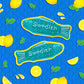 Swedish Fish Blue Raspberry Lemonade Soft & Chewy Candy, Bulk Candy, 12-8.04 Oz Bags