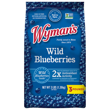Wymans Wild Blueberries, 3 lb (frozen)