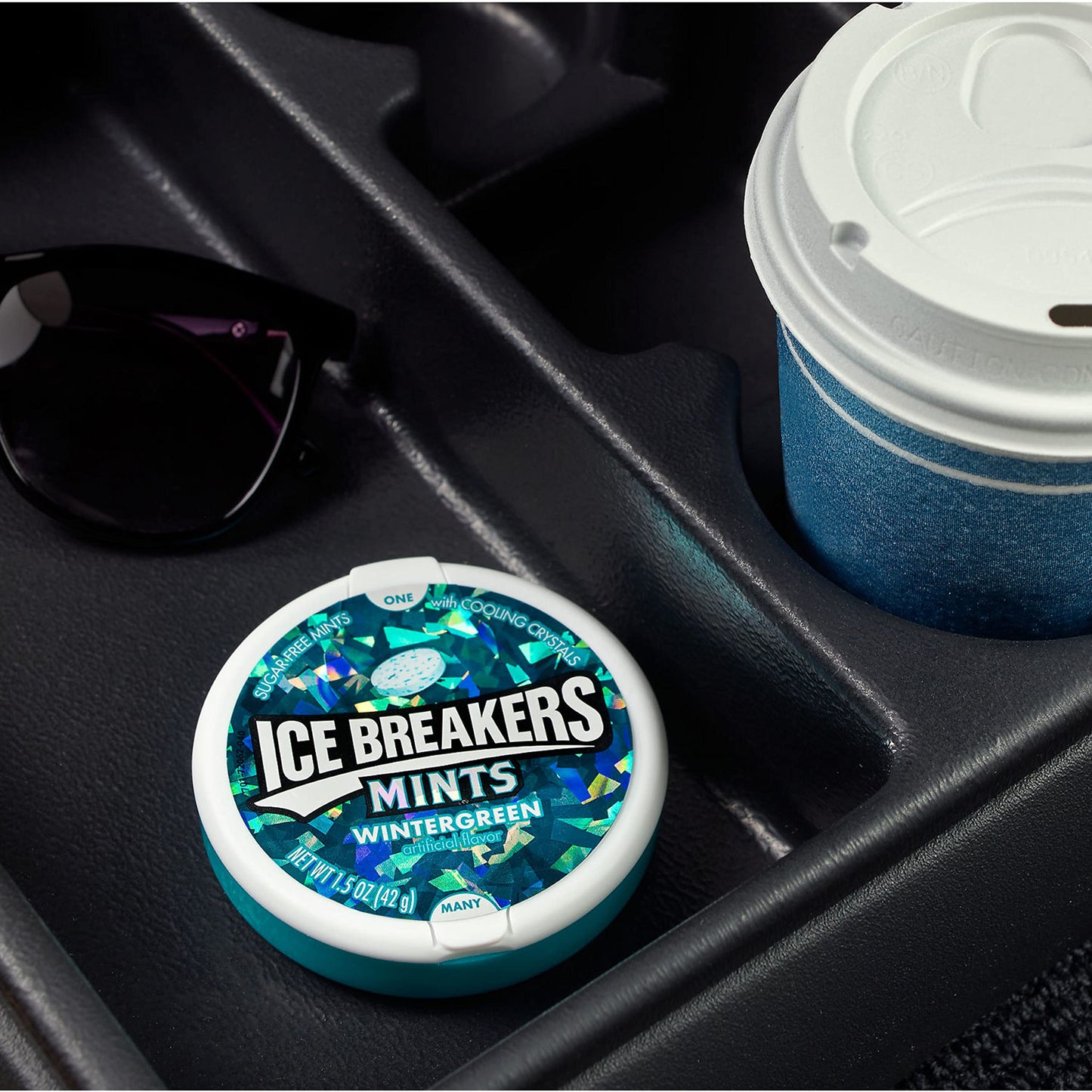 Ice Breakers Wintergreen Sugar Free Mints Tin, 1.5 Oz