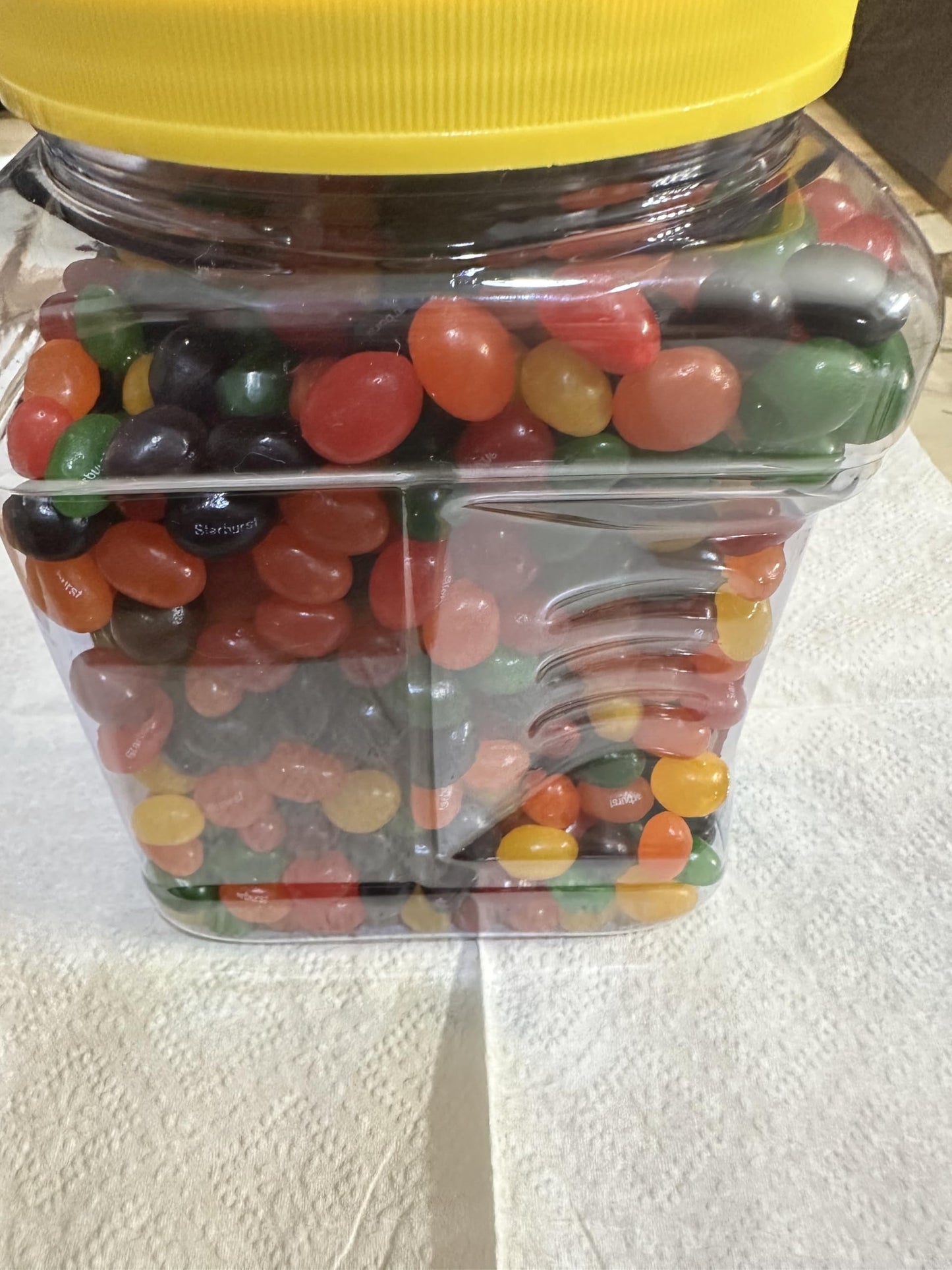 Starburst Jelly Beans Chewy Candy Original, 54 Oz. (Pack Of 4) - Jelly Beans Bulk (Chocolatto Tradmark Spoon Included)