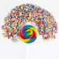 Big Size! 12 Pack Swirl Lollipop, Rainbow Twist And Swirl Lollipops Individually Wrapped Bulk, Kid'S Lollipops Candy For Birthda