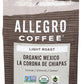 Allegro Coffee, Organic Mexico Light Roast Ground Coffee, 12 Oz.