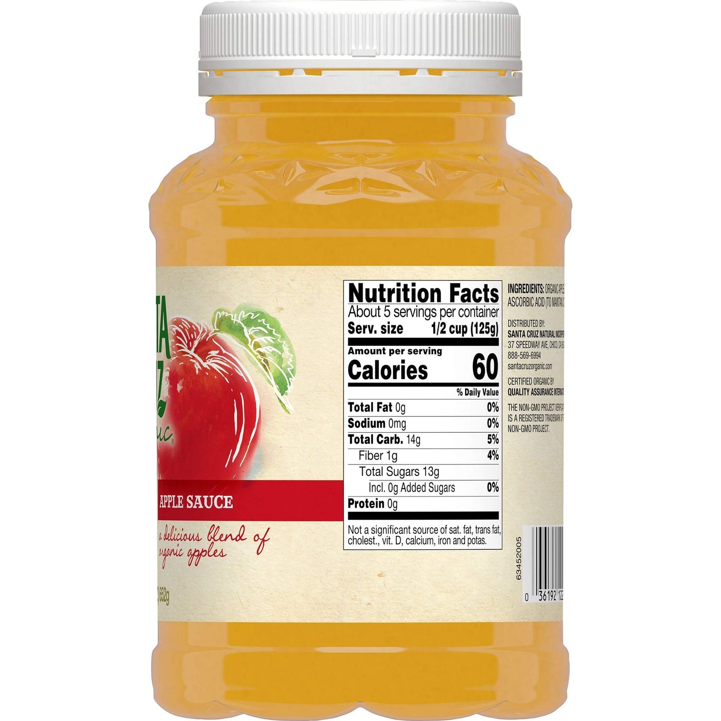 Santa Cruz Applesauce Org, 23 Oz