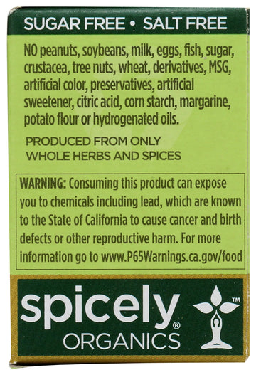 Spicely Organic Juniper Berries Whole 0.20 Ounce Ecobox Certified Gluten Free