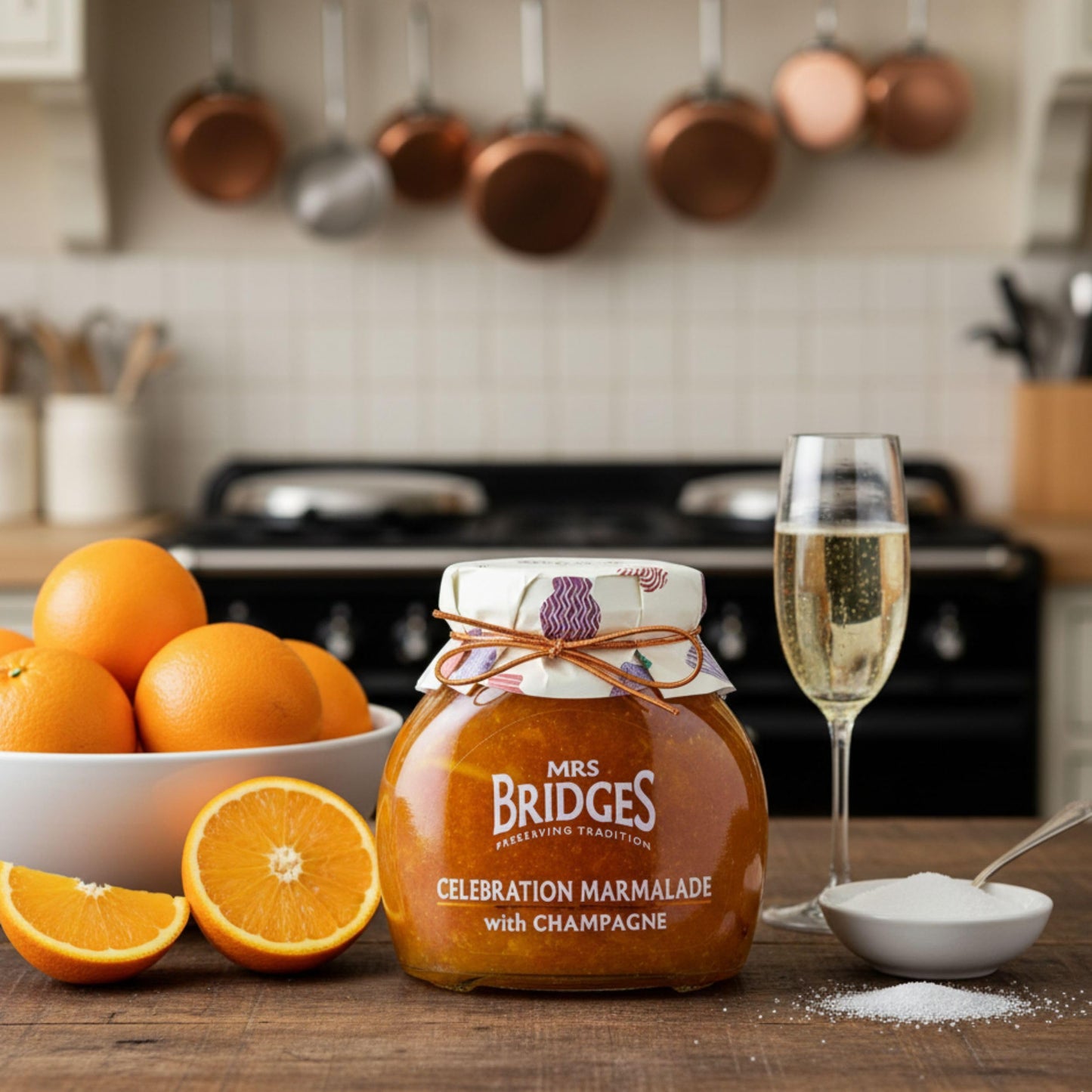 Mrs Bridges Celebration Marmalade With Champagne, Made In Scotland, 12Oz Jar (Pack Of 1)