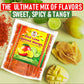 Chili Lime Dried Mango Slices, 1 Lb. Bag, Sweet, Tangy, And Spicy, Authentic Mexican Style Dry Fruit, Fresh And Natural