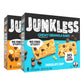 Junkless Chewy Granola Bars Twin Pack - Chocolate Chip & Peanut Butter - Gluten-Free, Less Sugar, 12 Bars - Brown